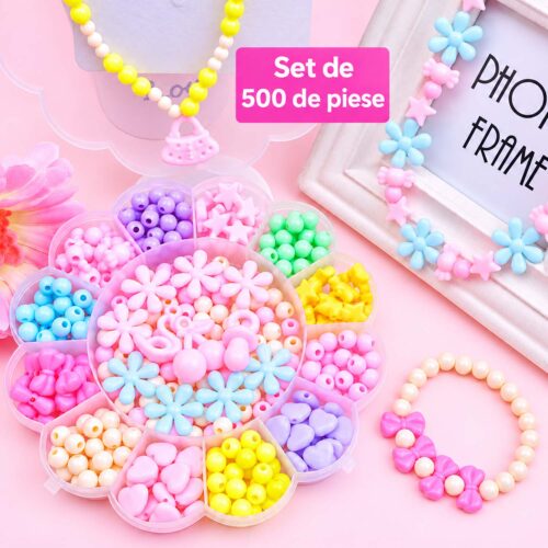 Set creativ Confecționează-ți accesoriile, 500 de piese