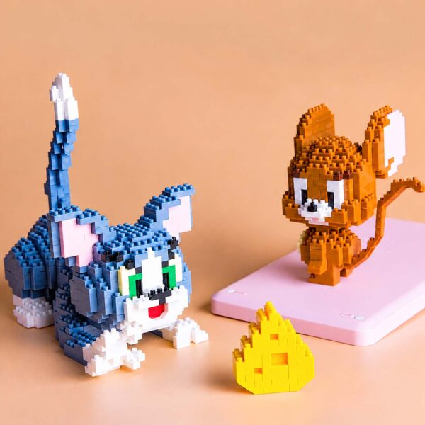 Set de construcție distractiv pentru copii Tom și Jerry Set de construcție distractiv pentru copii Tom și Jerry